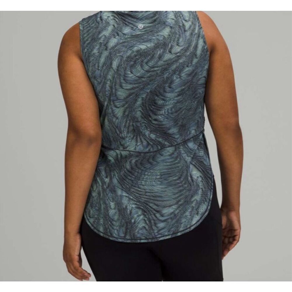 Lululemon High Neck Split Hem Run Tank
